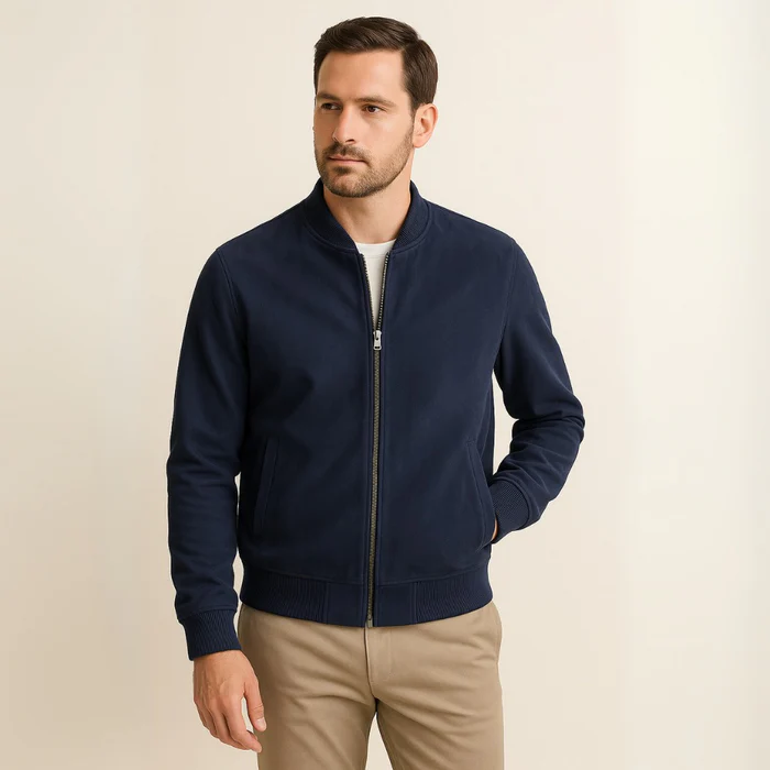 Aventri Renoir Men’s Suede Jacket