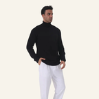 Old Money High-Neck Men's Pullover Sweater – Milani