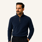 Piemonte Men's Half-Zip Sweater
