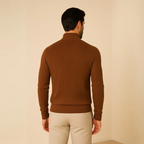 Verri Men's High-Neck Zip Sweater