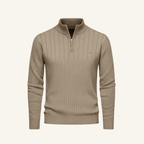 Verri Men's High-Neck Zip Sweater