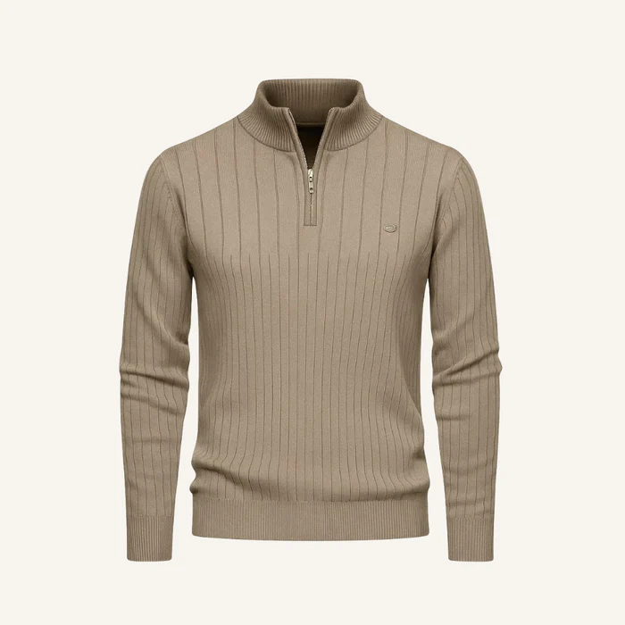 Verri Men's High-Neck Zip Sweater