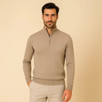 Verri Men's High-Neck Zip Sweater