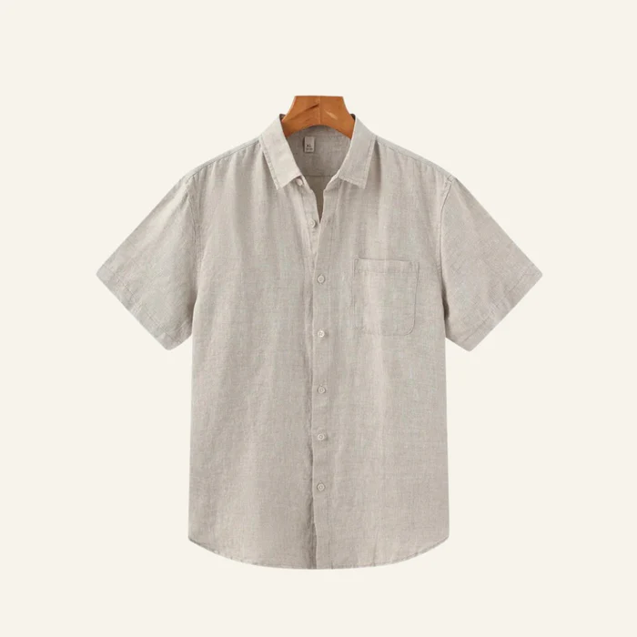 Old Money Milford Men's Linen Shirt by Aventri