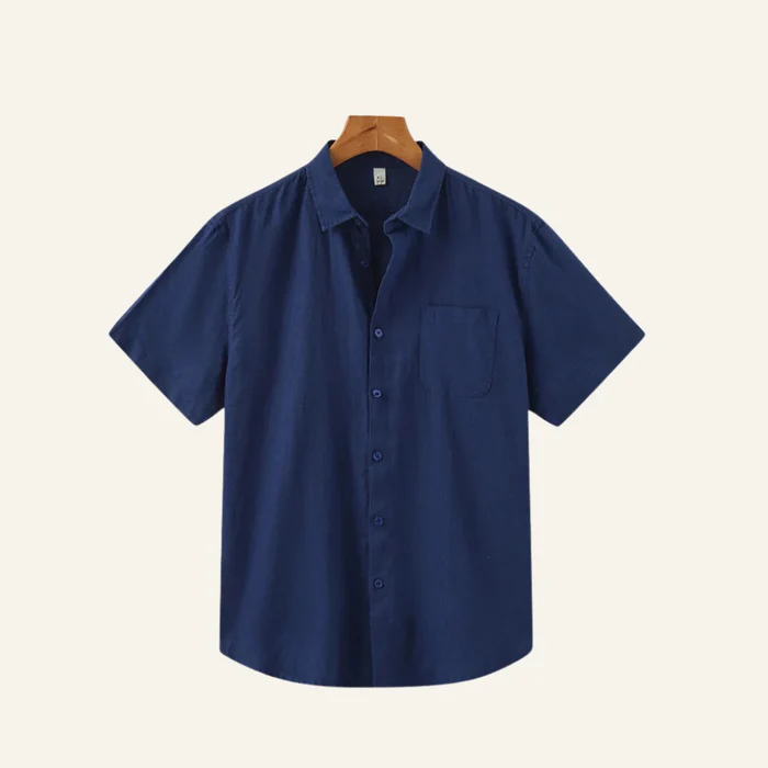 Old Money Milford Men's Linen Shirt by Aventri