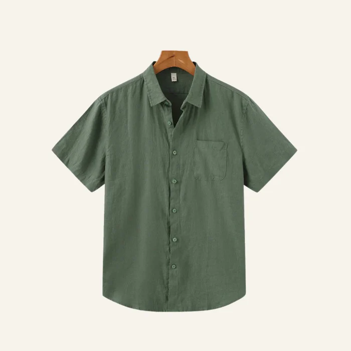 Old Money Milford Men's Linen Shirt by Aventri