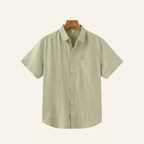 Old Money Milford Men's Linen Shirt by Aventri