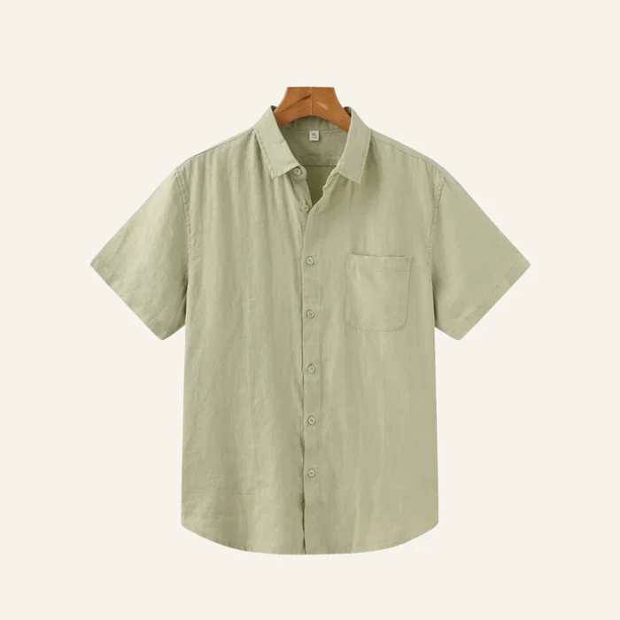 Old Money Milford Men's Linen Shirt by Aventri