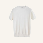 Belgrano Men’s Textured Knit T-Shirt – Old Money