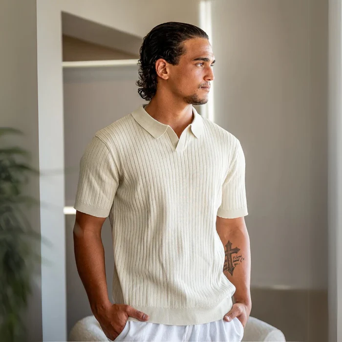 Sollome Premium Ribbed Polo Shirt