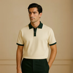 Vittore Men’s Plain Old Money Polo Shirt