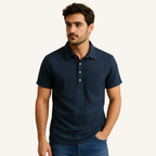 Salerno Men’s Linen Polo Shirt
