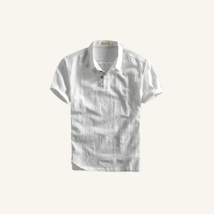 Salerno Men’s Linen Polo Shirt