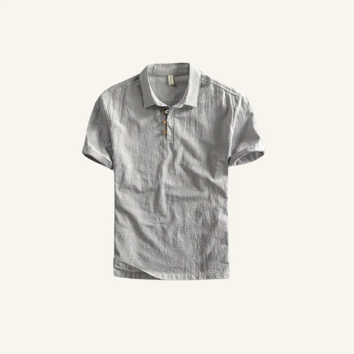 Salerno Men’s Linen Polo Shirt