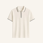 Manttan Old Money Zip Polo Shirt