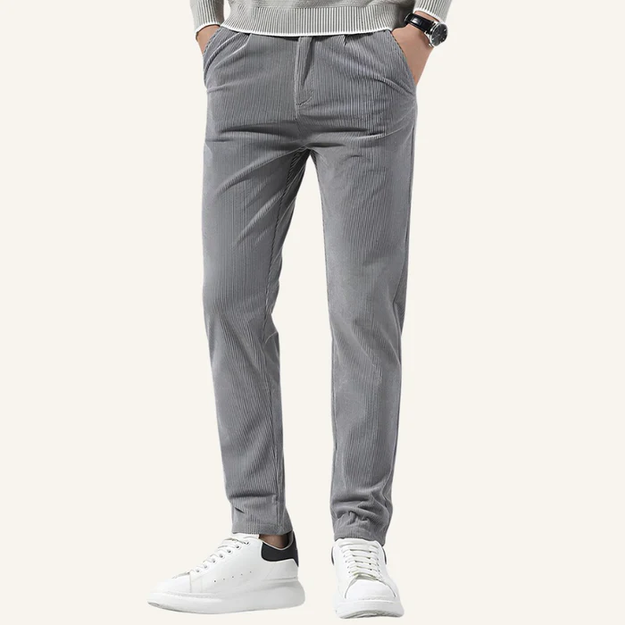 Versailles Men’s Slim Fit Velvet Trousers