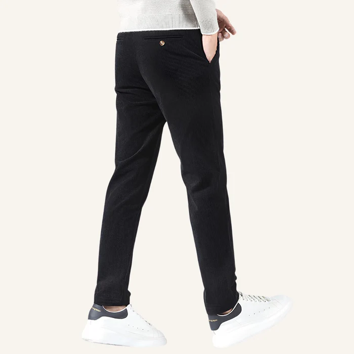 Versailles Men’s Slim Fit Velvet Trousers