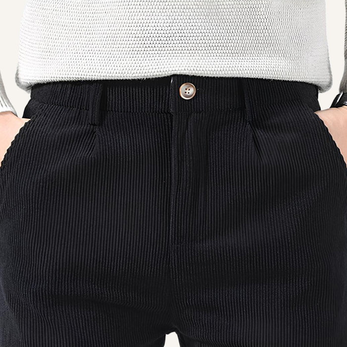 Versailles Men’s Slim Fit Velvet Trousers