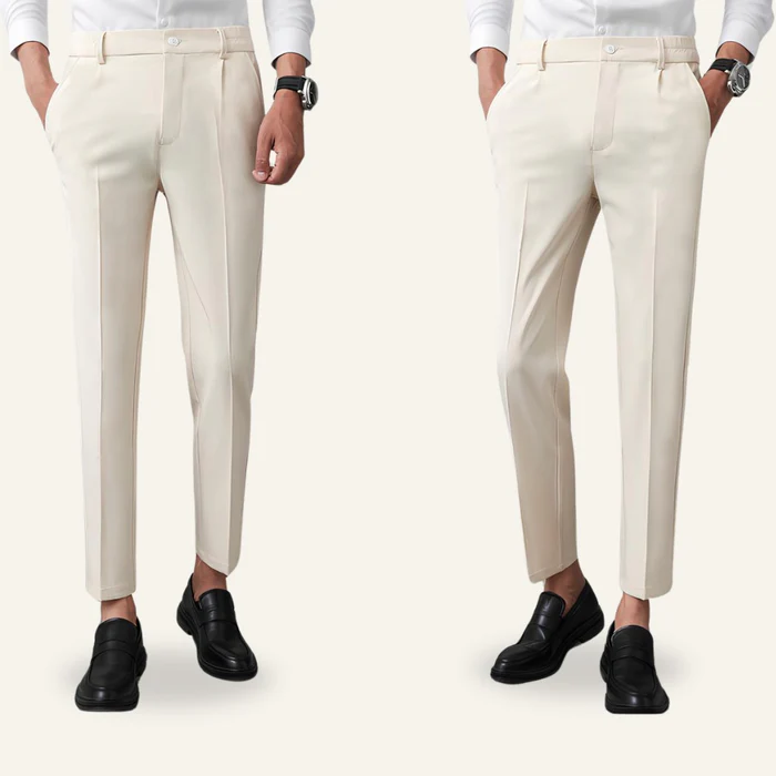 Darvon Slim Old Money Wrinkle-Free Trousers