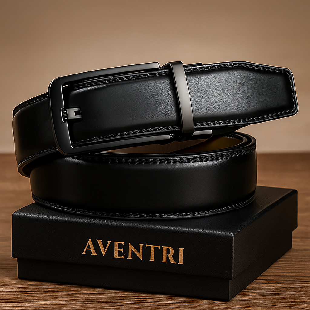 Aventri Imperial Genuine Leather Dress Belt