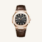 Brown leather Luxe Aventri watch