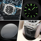 Brown leather Luxe Aventri watch