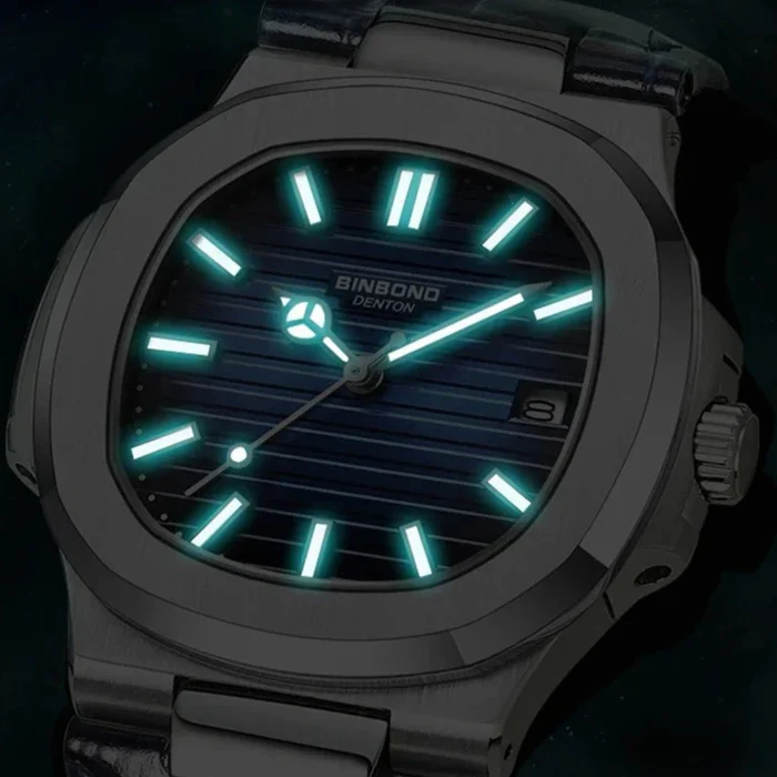 Brown leather Luxe Aventri watch