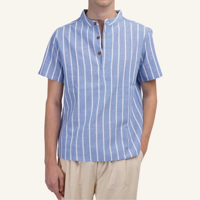 Old Money Carvell Striped Men's Shirt