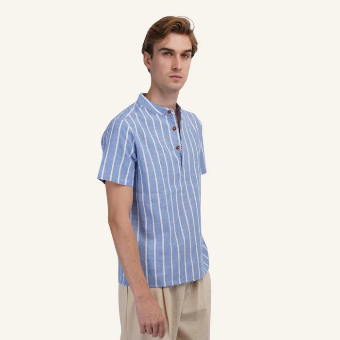 Old Money Carvell Striped Men's Shirt