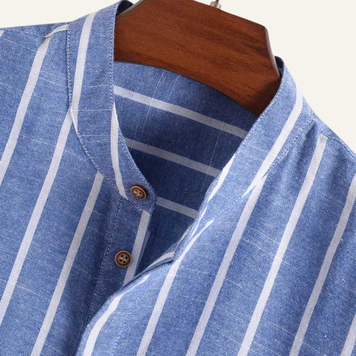 Old Money Carvell Striped Men's Shirt