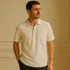 Casablanca Linen Polo Shirt