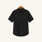Casablanca Linen Polo Shirt