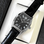 Aventri Raez Tempus Leather Watch