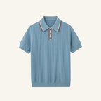 Ribbed Polo Shirt Loreanni