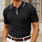 Ribbed Polo Shirt Loreanni