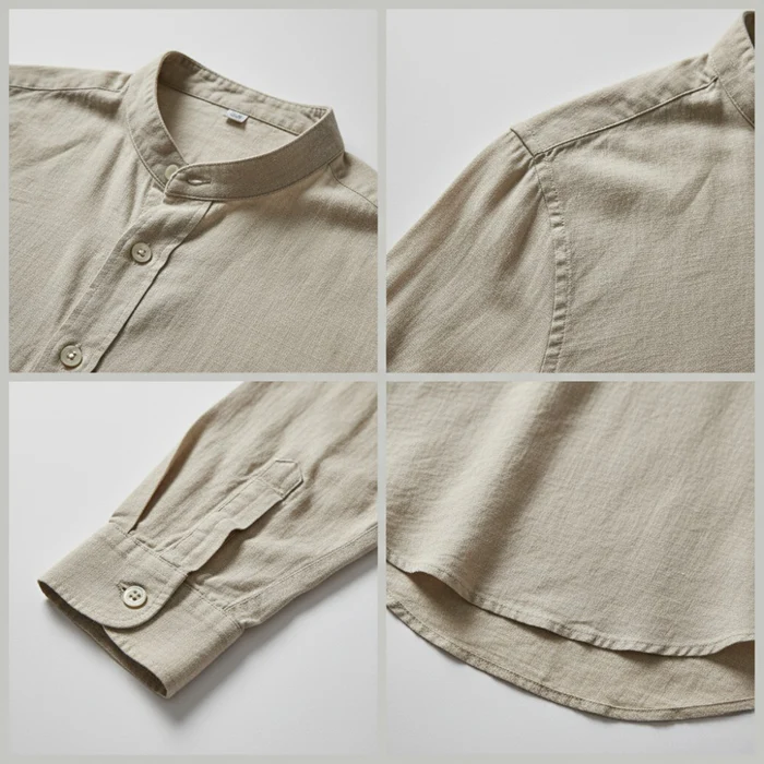Varenne Long Sleeve Linen Shirt